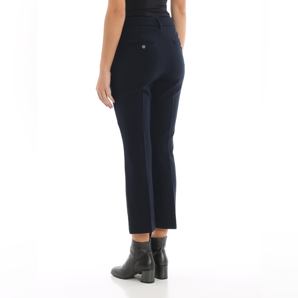 Max Mara Navy Cropped Capri Trousers